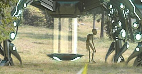 紧急转发:河北燕郊拍摄到ufo和外星人,超清楚,吓傻了!