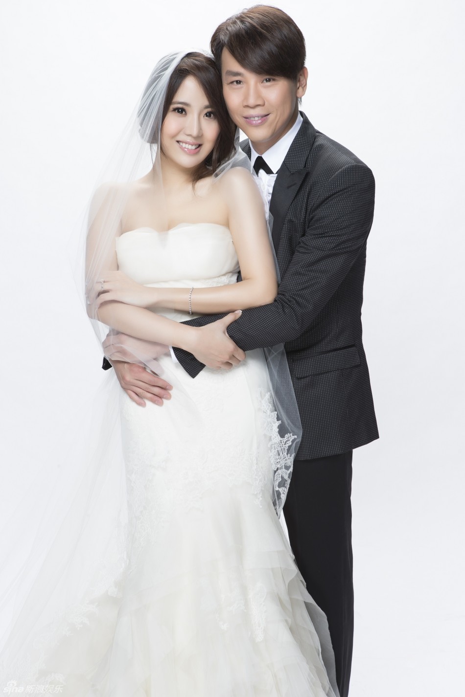陶喆与妻子婚纱照