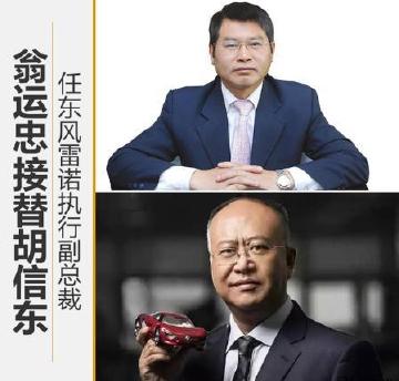 翁运忠先生出任东风雷诺汽车有限公司常务副总裁