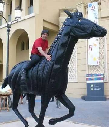 让世界惊叹 废旧轮胎竟然还能这么玩