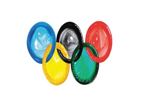 里约的奥运五环，就是5个避孕套环！！！