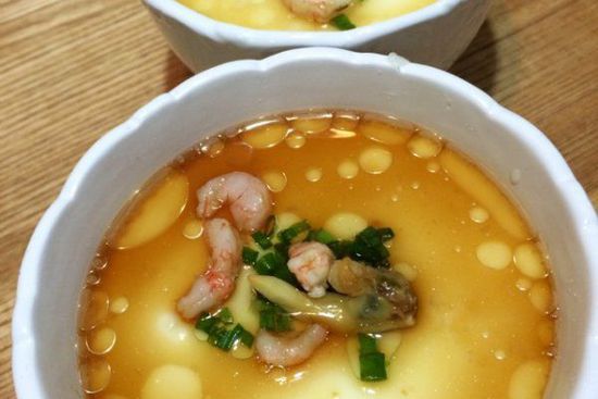 海鲜韭菜汆鸡蛋图片_三层海鲜蒸柜_海鲜蒸鸡蛋(2)
