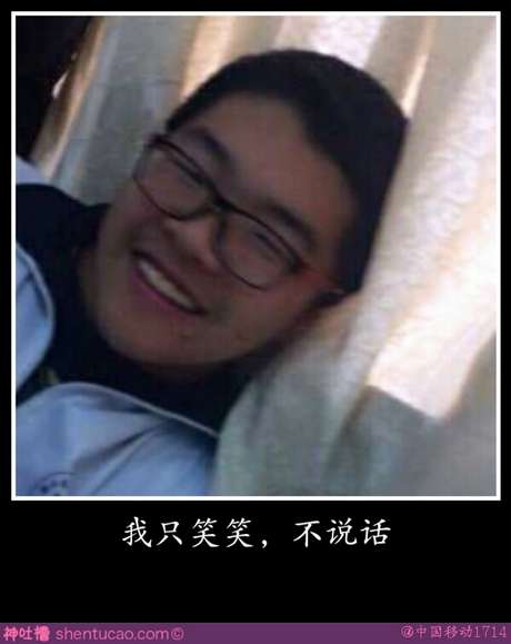 我只笑笑,不说话