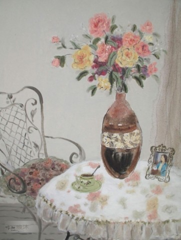 『清新淡雅』才女木西绘画作品欣赏