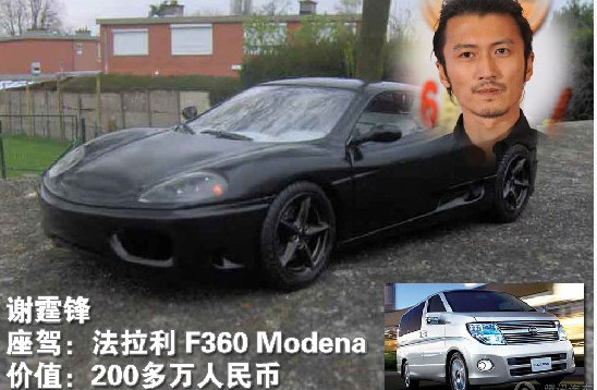 秘国内的男女明星豪车座驾大比拼,什么人开什