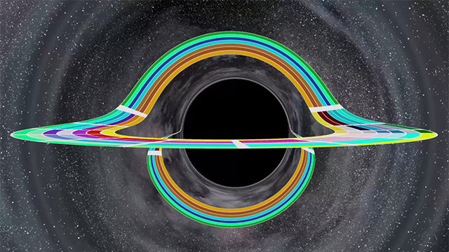 《星际穿越》物理学:黑洞是什么样子的?