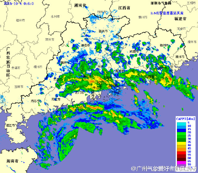 强台风彩虹或将正面袭击广东西南部