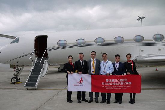 香港丽翔公务再接收一架湾流G550托管飞机