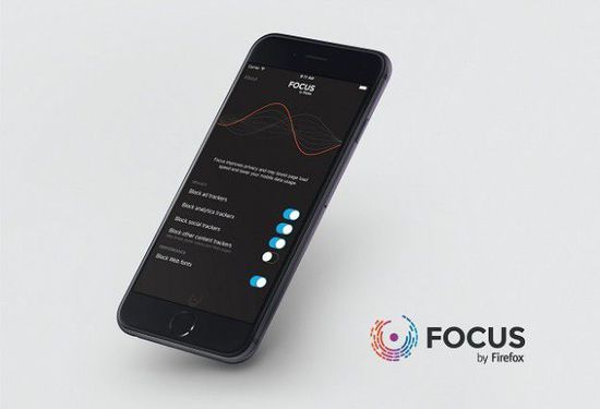 Focus by Firefox 免费内容拦截 App,于苹果 Ap