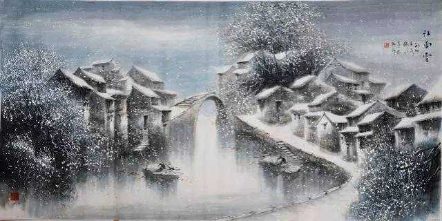 江南的雪,可是滋润美艳之至了-楚尘文化