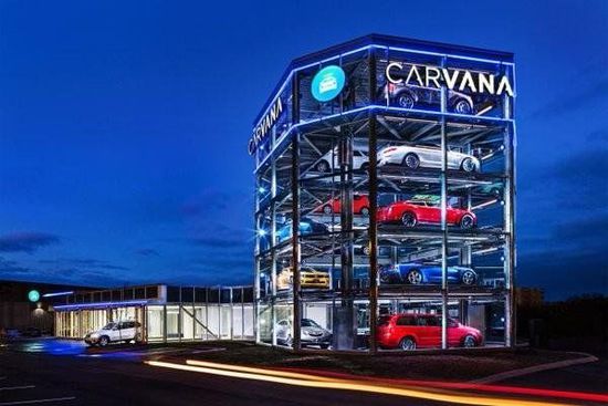 二手车网站Carvana让美国有了汽车自动售卖机