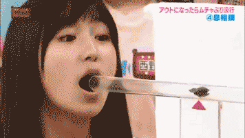 岛国萌妹子参加重口味综艺节目,饭前千万别看!图片