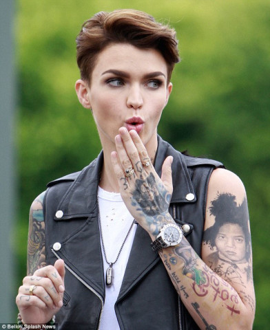 女模Ruby Rose，機車背心加刺青，男女都受不了！ -愛財經網