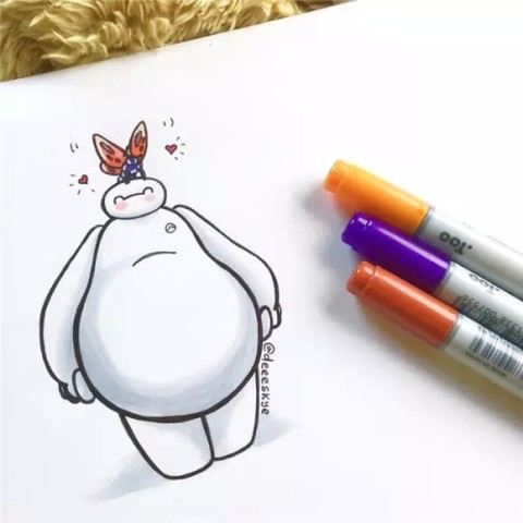 强烈要求!把迪士尼动画片的主角通通换成大白