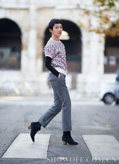 CHANEL形象大使周迅罗马街拍 优雅时髦-SHO