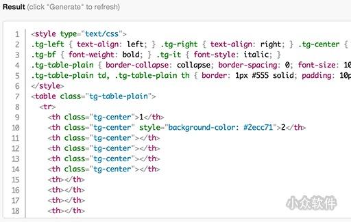 Tables Generator – 在线生成 LaTeX、HTML、