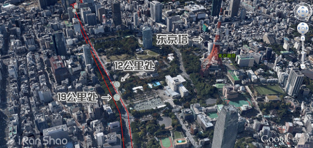 东京马拉松の42公里地图-爱燃烧