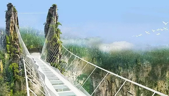 节操精选150618：世界最长玻璃桥7月在张家界开放！敢去么？
