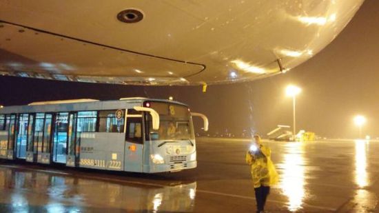 南航三亚飞机维修厂:工段齐心,联手抗台