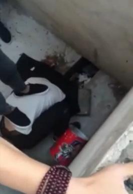 山西一学生厕所中遭围殴 头被踩进粪坑满面血污