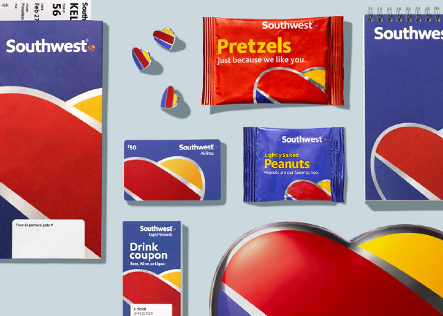 继续推进品牌重塑,美国西南航空全新视觉形象