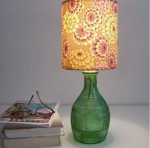 玻璃瓶茶杯,酒瓶改造成创意生活用品