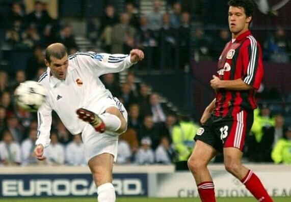 欧足联60年十大进球,齐达内天外飞仙领衔