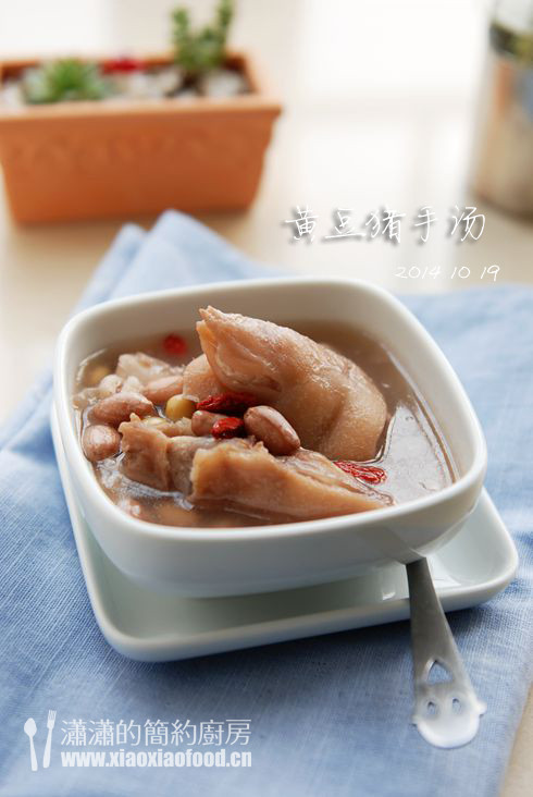 用好水煲一锅富含胶原蛋白的美容汤--花生黄豆