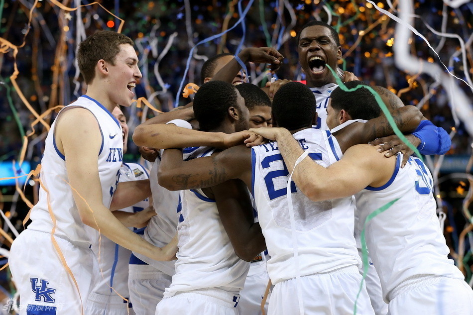 ncaa final 4最终决战在新奥尔良奔驰球馆举行,肯塔基大学67-59力克