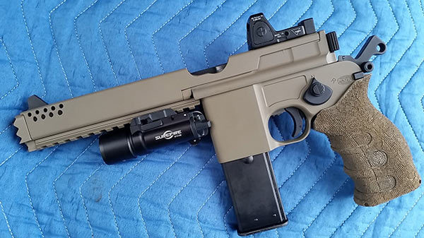 美国枪迷改装毛瑟m1932 完工后变成魔改科幻枪