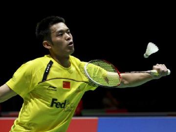 2012年伦敦奥运会：林丹（中国）：左手；李雪芮（中国）：右手。