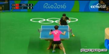 二、决赛最接近比分——丁宁、李晓霞