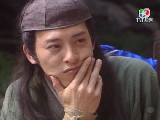 吕颂贤在《笑傲江湖》中饰演令狐冲一角,在片中吕颂贤幸福爆棚,三个女