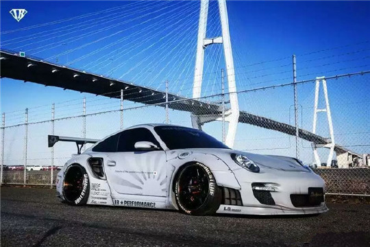 保时捷911改装气动避震的最美低趴案例