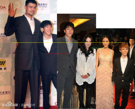 那些年和姚明合影的明星彭于晏张惠妹都得仰望