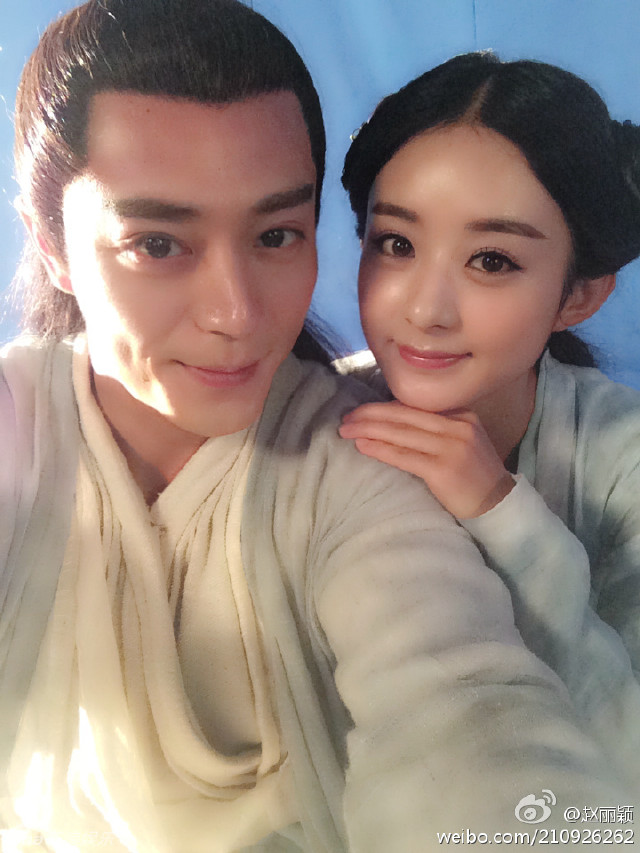 电视剧拍摄期间,霍建华,赵丽颖,蒋欣,杨烁,张丹峰,李纯,马可,鲍天琦等