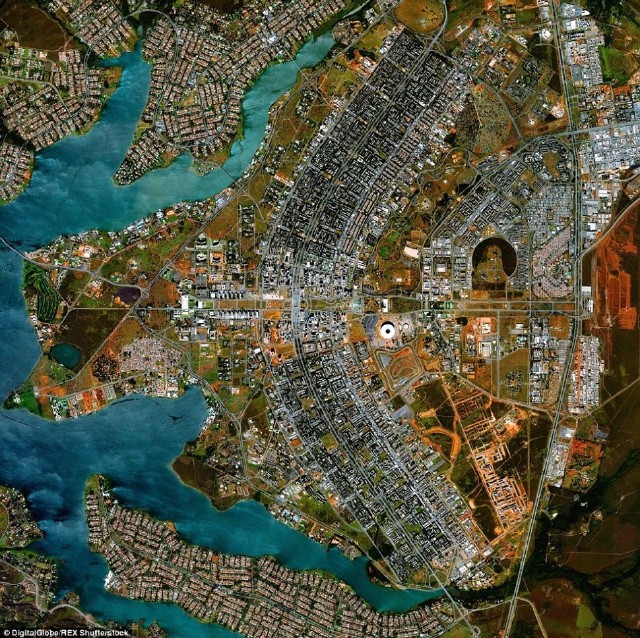 国外卫星地图图片