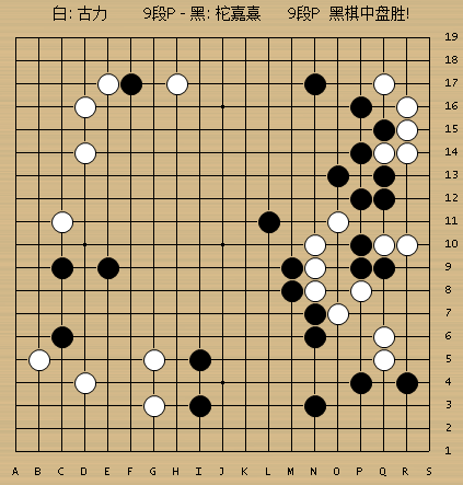 下页 上页 自动播放 下载原图 阿含桐山杯本赛16强动图棋谱,古力执白