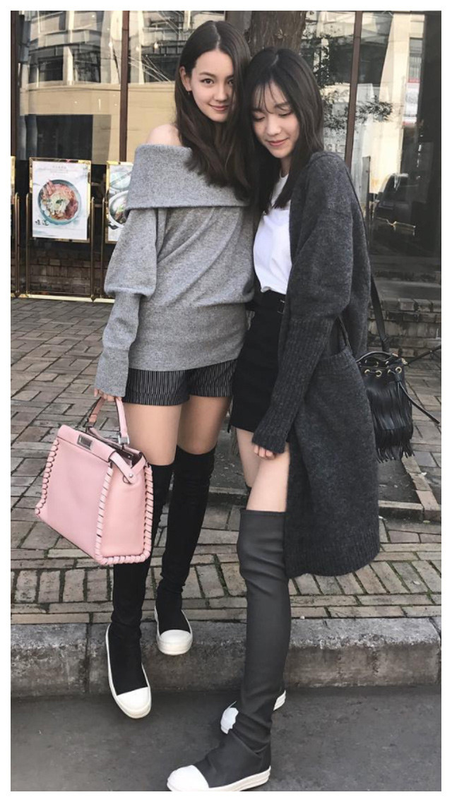 这位诗颖身边的大长腿,是耀莱集团"掌舵人"綦建虹的千金,綦美合.