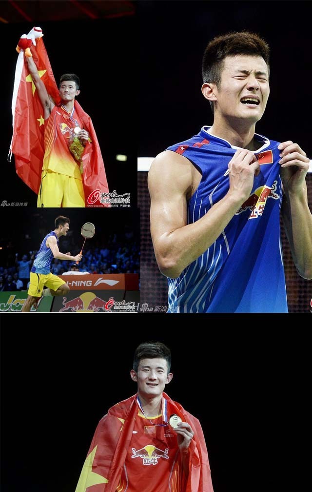 亲吻国旗的体坛名将