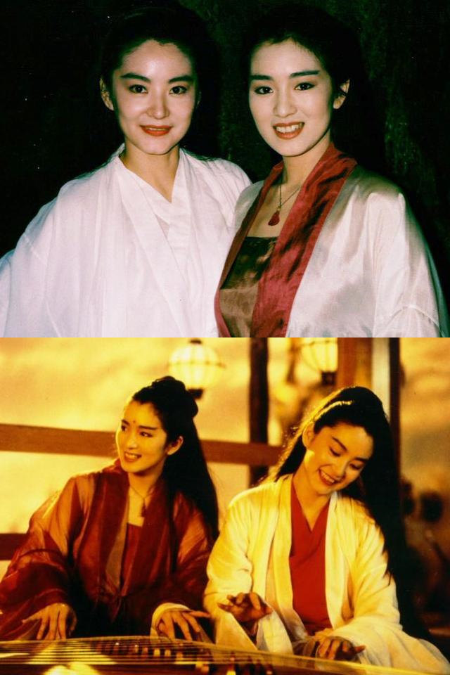 1994年,林青霞与巩俐合作,出演电影《 新天龙八部之天山童姥》