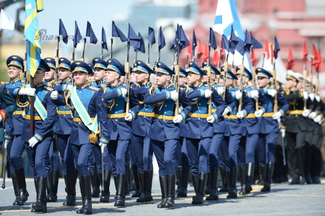 5月9日,俄罗斯在莫斯科红场举行纪念卫国战争胜利70周年阅兵式